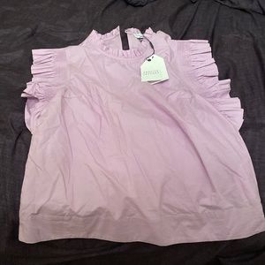 English Factory poplin blouse